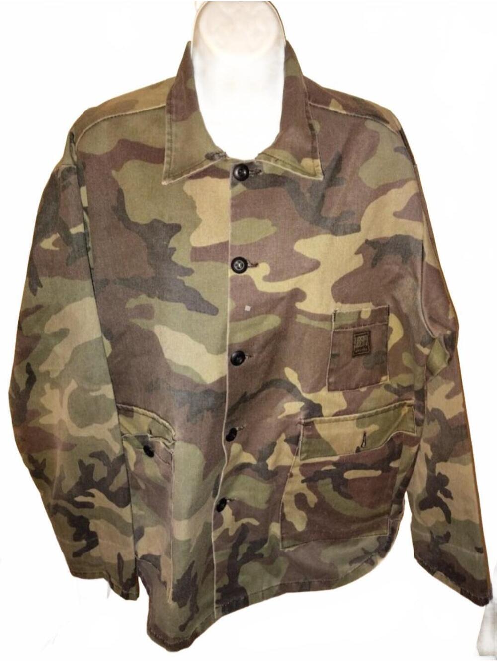 Liberty Vintage Camo Buttondown Top/Jacket